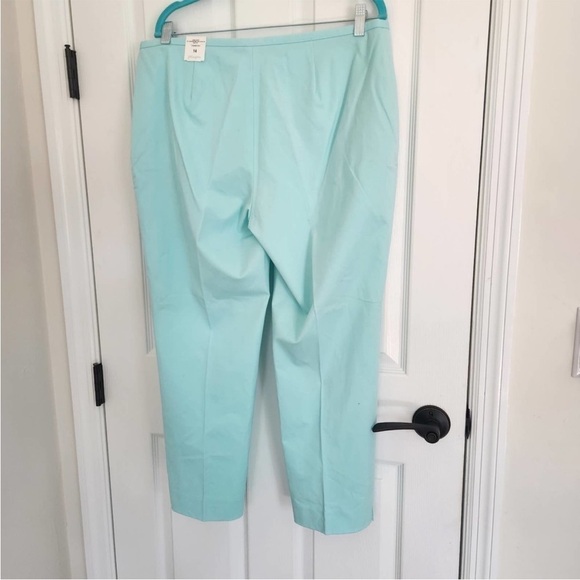J. McLaughlin Dock Capri Pant NWT Robin’s Egg Mint Green Size 14 - Picture 5 of 9
